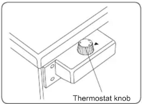 SHARP SJ-UD103T0S-EU - Thermostat Setting - 1