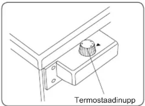 SHARP SJ-UD103T0S-EU - Termoregulaatori nupu asend - 1