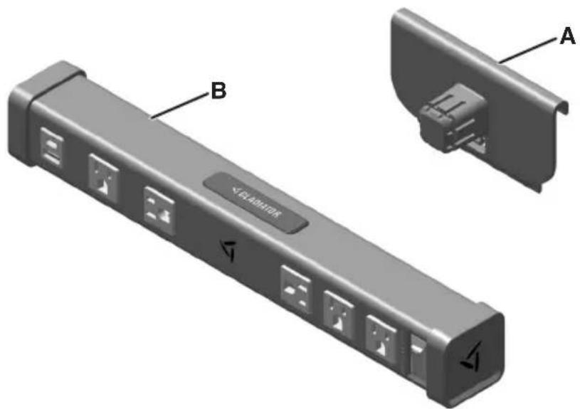 Gladiator GAWU16PSPK - POWERSTRIP BAR PARTS - 1