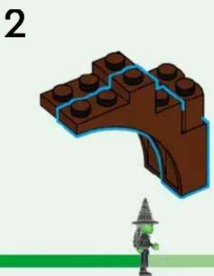 LEGO Wicked 75690 - 2x - 44