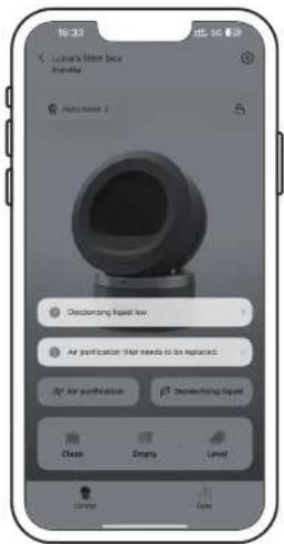 MOVA LR10 Prime - Nachfüllen der desodorierenden Flüssigkeit - 1