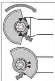 BOSCH GWS18V-11PS Professional - Cubierta protectora para amolar - 1