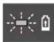 BOSCH GKS 18V-44 Professional - Clignotement de l'indicateur de charge vert (3) - 1