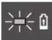 BOSCH GKS 18V-44 Professional - Continuously illuminated green battery charge level indicator (3) - 1