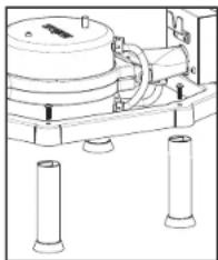 Waring Commercial WWHD500 - ASSEMBLAGE DES PIEDS - 1
