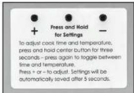 Waring Commercial WWHD500 - Changing Factory Settings - 1