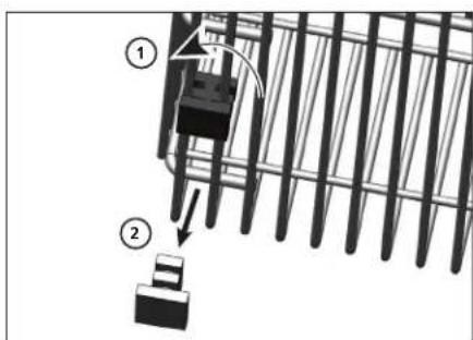 Campbell Hausfeld XC302100 - Retirer les clips de rétention - 1