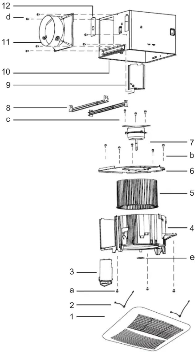 Canarm CEPD300 - GRILLE INSTALLATION - 2
