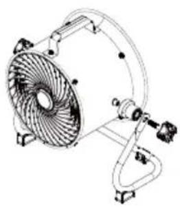 EcoMax EMF101090D - Fan Cradle Assembly: - 1