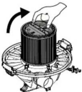 EcoMax EM18156 - INSTALLING THE CARTRIDGE FILTER - 4