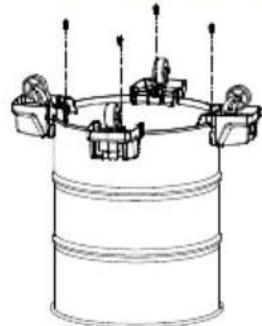 EcoMax EM18156 - CASTER ASSEMBLY - 1
