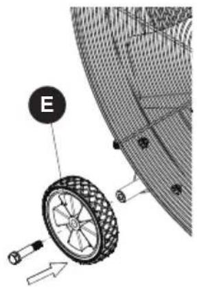 EcoMax EMF103055D - Fan Cradle Assembly: - 1