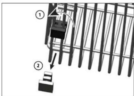 Campbell Hausfeld VT6195 - Retirer les clips de détention - 1