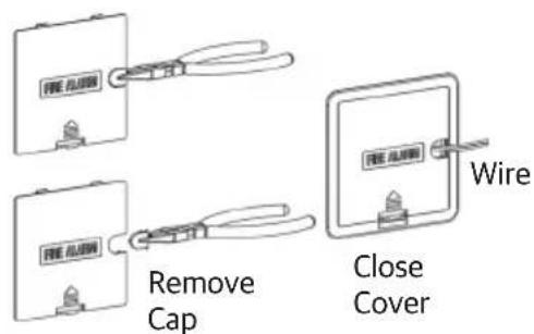 Airrex HSC-24R - ● Connecting the fire alarm wire from fire alarm system - 2