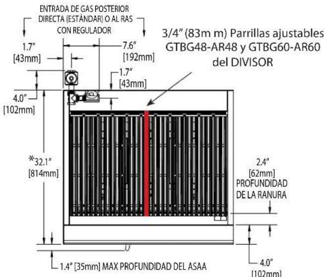 GARLAND HEEGM 48CL - PARRILLAS ASADORAS DE BRIQUETAS DE CERÁMICA - 1