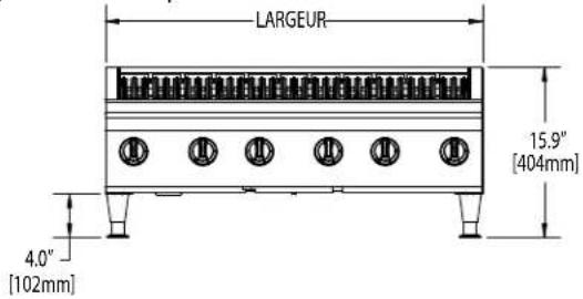 GARLAND HEEGM 48CL - SPÉCIFICATIONS : RÔTISSOIRES RADIANTES TYPE CHARBON DE BOIS - 2