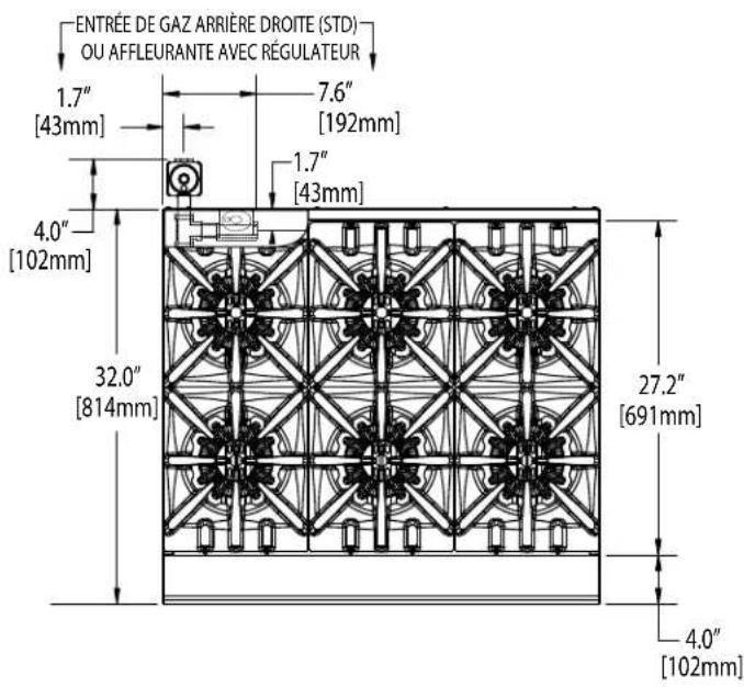 GARLAND HEEGM 48CL - SPÉCIFICATIONS : PLAQUES CHAUFFANTES ÉTAGÉES - 1