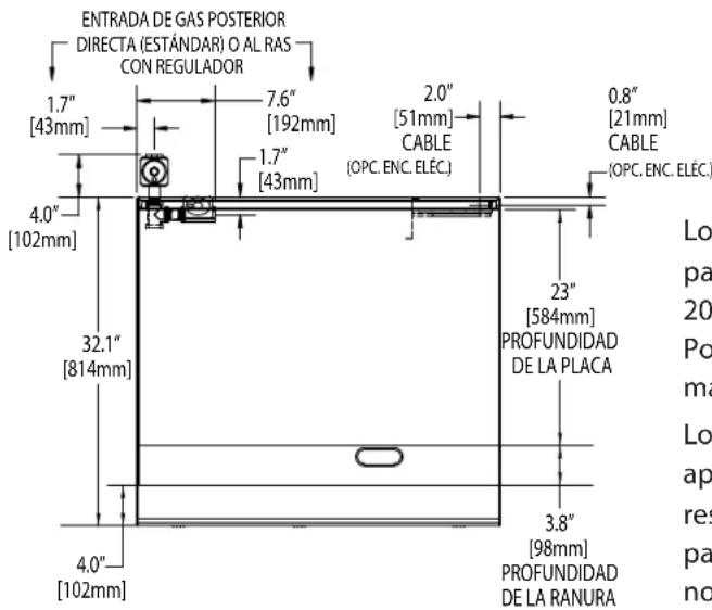 GARLAND HEEGM 48CL - ESPECIFICACIONES: PARRILLAS DE ASAR RADIANTES - 5