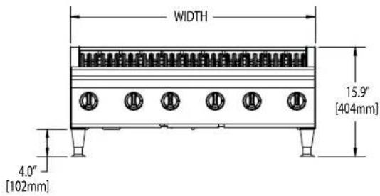 GARLAND GTGG24-G24M-5009 - SPECIFICATIONS: RADIANT CHAR-BROILERS - 2