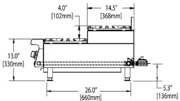 GARLAND GTGG36-G36M - SPECIFICATIONS: STEP-UP HOT PLATES - 3
