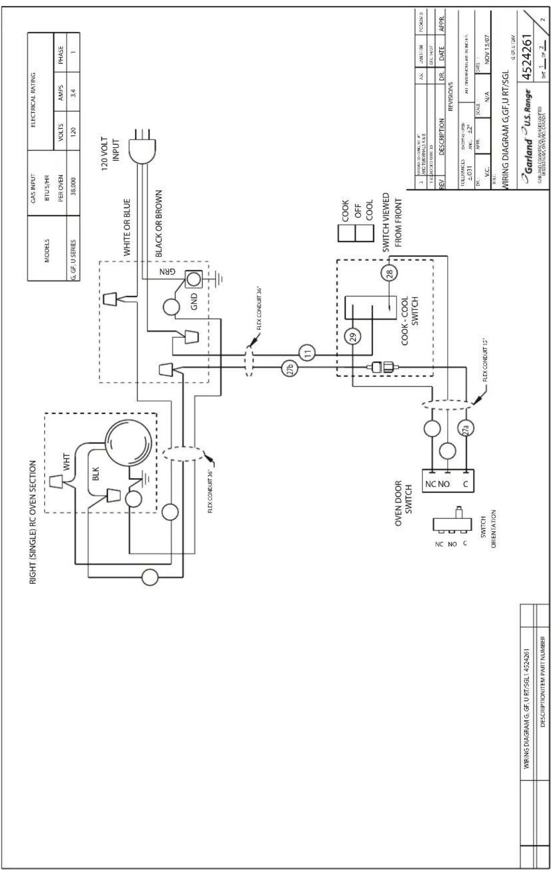 GARLAND G60-2G48CS - Diagramas De Cableado - 1
