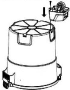 EcoMax EM18116P - ENSEMBLE DE SUPPORT / ACCESSOIRE ROULETTE - 1
