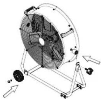 EcoMax EMF102433D - Fan Cradle Assembly: - 3