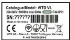 VITO VS - Descrição do produto 1.2 Escopo da entrega - 3