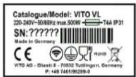 VITO VS - Product description 1.2 Scope of delivery - 3