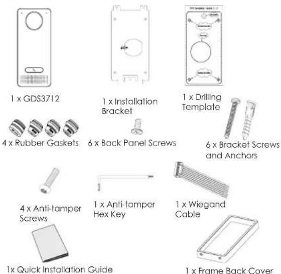 GRANDSTREAM GDS3712 - PRECAUTIONS - 1