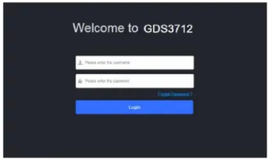 GRANDSTREAM GDS3712 - Uwaga: - 2