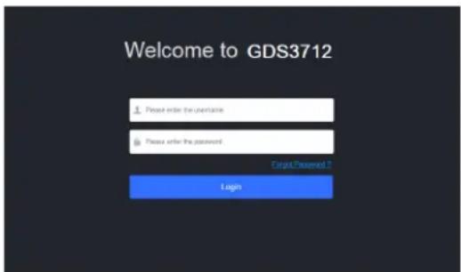 GRANDSTREAM GDS3712 - Nota: - 2