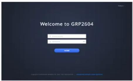 GRANDSTREAM GRP2604 - Configurazione del GRP2604/GRP2604P mediante un browser web: - 1