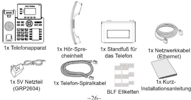 GRANDSTREAM GRP2604 - ÜBBERBLICK: - 1