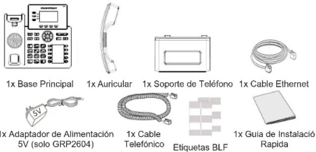 GRANDSTREAM GRP2604 - INFORMACIÓN GENERAL: - 1