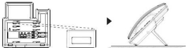 GRANDSTREAM GRP2604 - Установка телефона (Подставка) : - 1