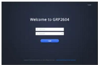 GRANDSTREAM GRP2604 - Configure the GRP2604/GRP2604P using a Web Browser: - 1