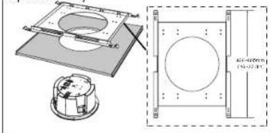 GRANDSTREAM GSC3506 - Montagem no teto - 2
