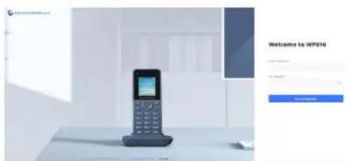 GRANDSTREAM WP816 - ACCEDER A L'INTERFACE DU WP816 - 1
