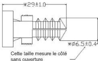 GRANDSTREAM UCM6304A - Spécifications des vis d'expansion: - 2