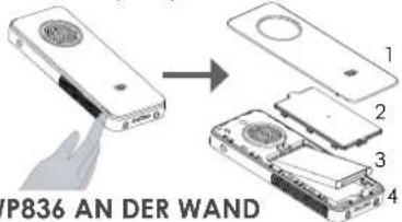 GRANDSTREAM WP836 - Hör-Sprecheinhelt: - 1