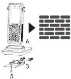 GRANDSTREAM WP836 - INSTALLATION DES WP836 AN DER WAND - 1