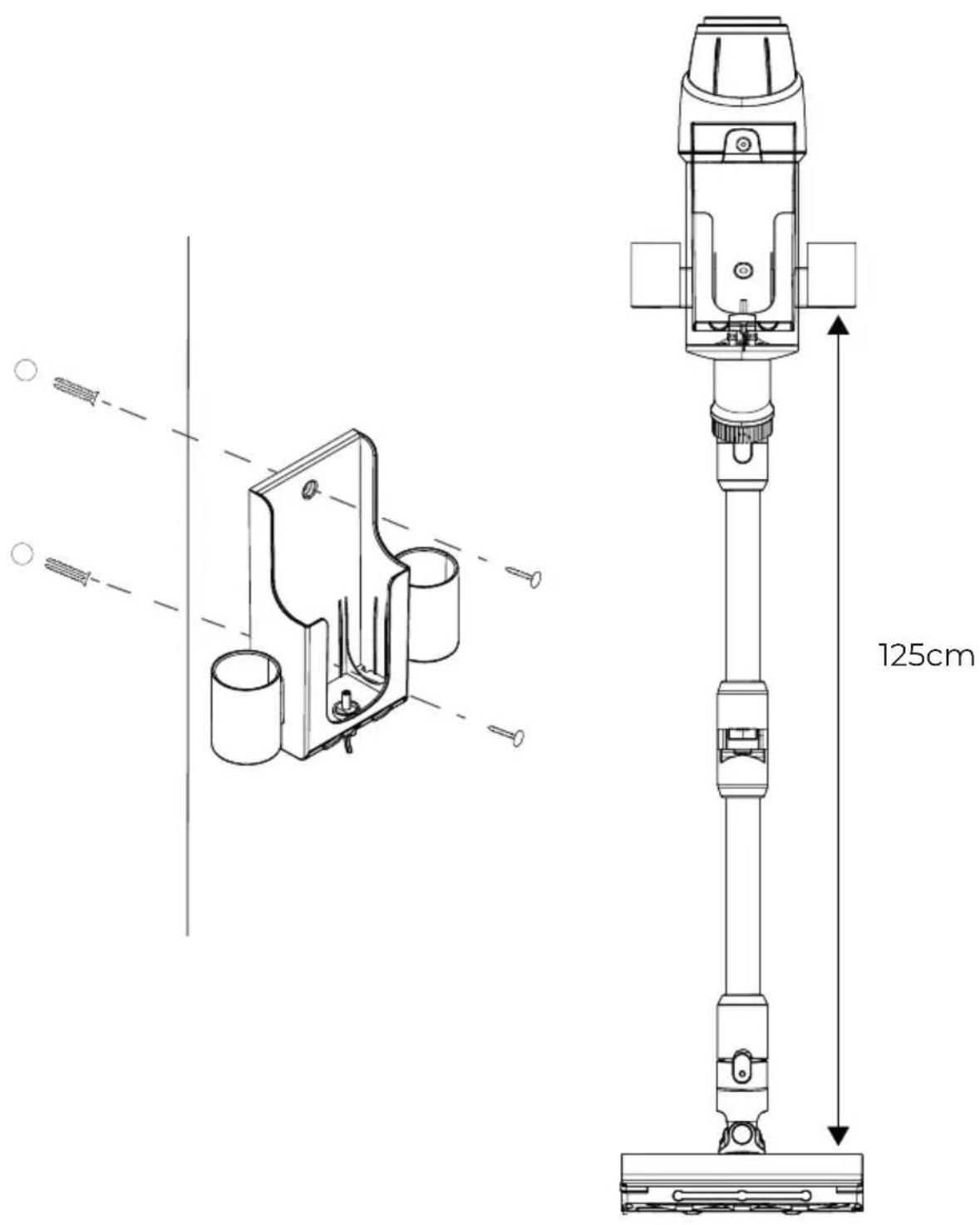 CECOTEC Conga Rockstar RX90 AI AquaPet Flex - Instalace trubice. Obr. 3 - 1