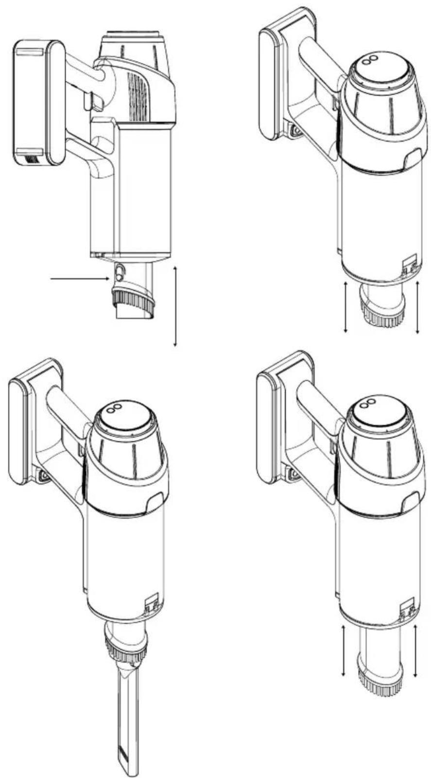 CECOTEC Conga Rockstar RX90 AI AquaPet Flex - Instalace trubice. Obr. 3 - 2
