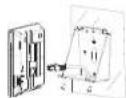 GRANDSTREAM GSC3575 - Support adhésif pour verre sur mur - 2