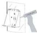 GRANDSTREAM GSC3575 - Support adhésif pour verre sur mur - 3