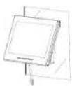 GRANDSTREAM GSC3575 - Montagem na parede a 20° - 3