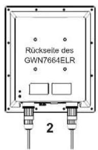 GRANDSTREAM GWN7664ELR - Wandmontage Montage an einer Rundstange - 1