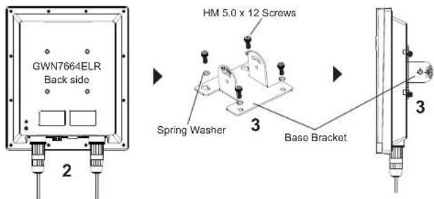 GRANDSTREAM GWN7664ELR - Wall Mount - 1