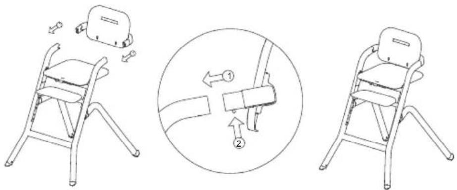 Deryan Curve - Assembling the back rest - 1